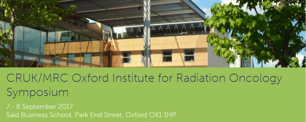 CRUK/MRC Oxford Institute for Radiation Oncology Symposium