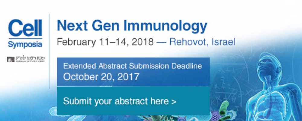 Cell-Weizmann Institute of Science Symposium: Next Gen Immunology